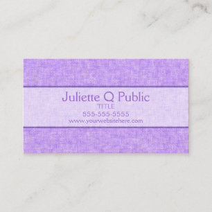 Lavender Business Card
