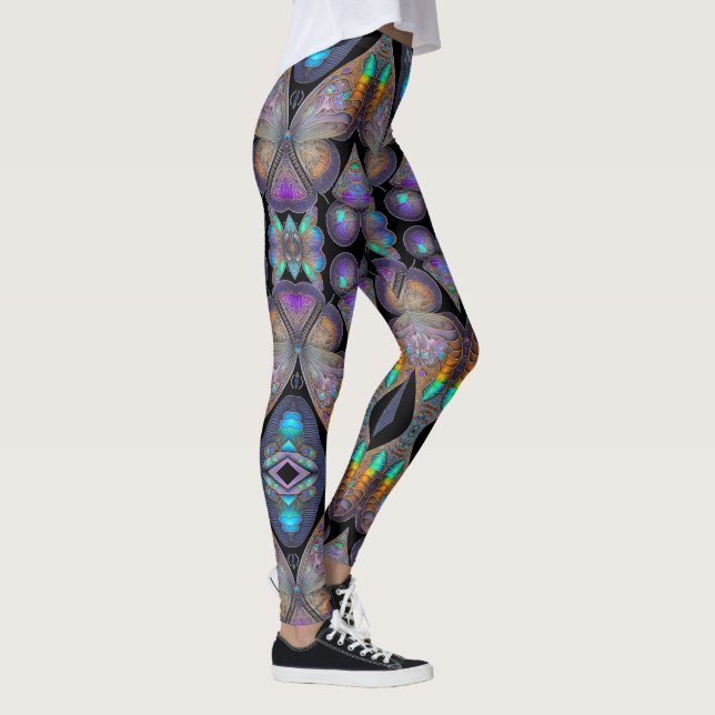 Lavender Butterfly  Leggings (Right)