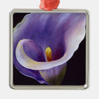 Lavender Calla Lily Metal Tree Decoration