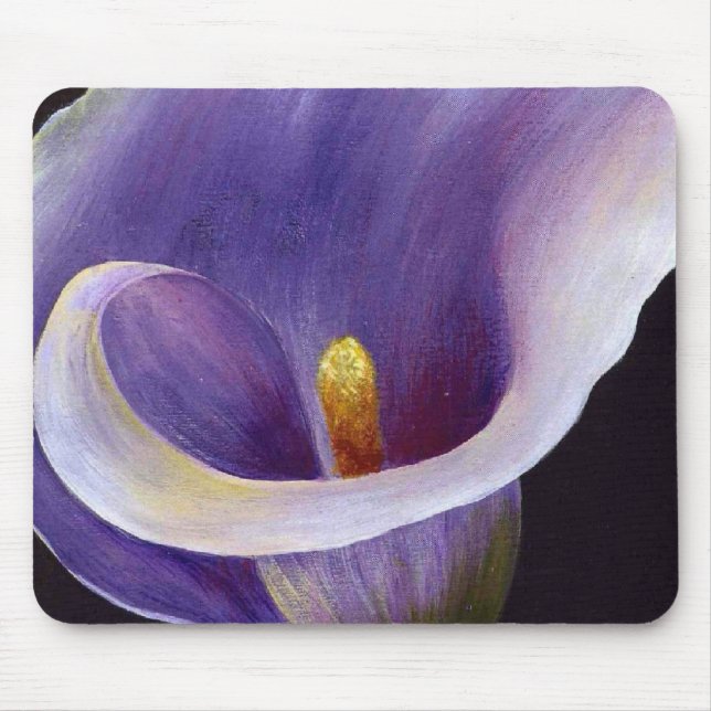 Lavender Calla Lily Mouse Pad (Front)