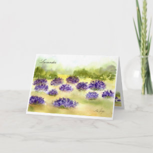 Lavender Card