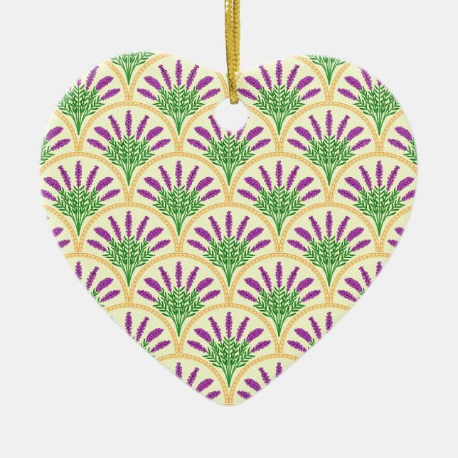 Lavender Ceramic Tree Decoration (Front)