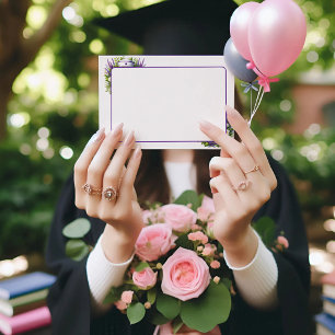 Lavender & Chamomile Nurse Graduation Envelope