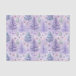 Lavender Christmas Winter Tissue Paper<br><div class="desc">Make Memories With Your Family This Christmas</div>