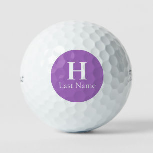 Lavender Circle Personalised Golf Ball (3) HAMbWG