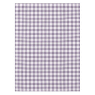 Lavender Classic Gingham Check Tablecloth
