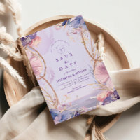Lavender Coastal Seashell Rope Wedding