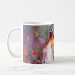 Lavender coffee mug