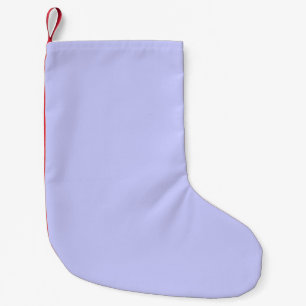 Lavender colour accent decor ready to customise small christmas stocking