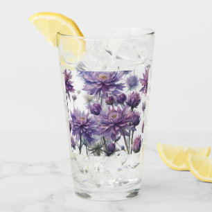 Lavender coloured Astrantia Glass