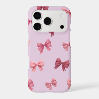 Lavender Coquette Bow iPhone 17 Pro Case