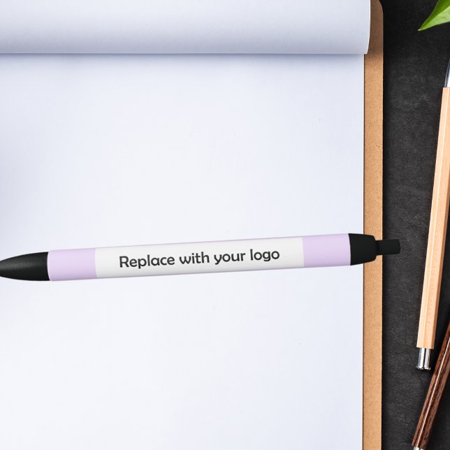 Lavender corporate business logo black ink pen (Creator Uploaded)