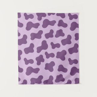 Lavender Cow Print Tapestry