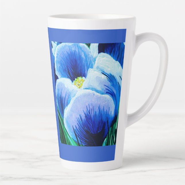 Lavender Crocus Latte Cup (Right)