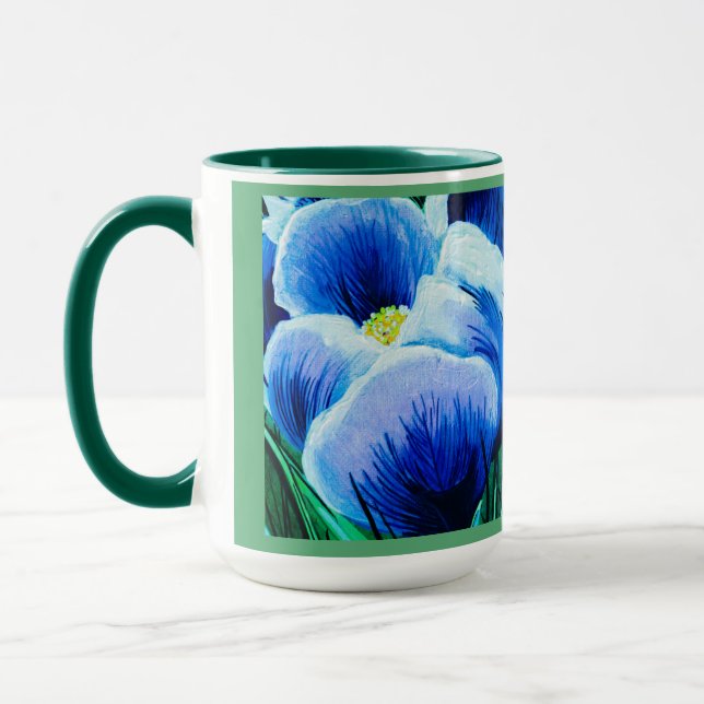 Lavender Crocus Mug (Left)
