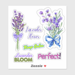 Lavender Custom-Cut Vinyl Sticker
