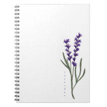 Lavender Custom Notebook
