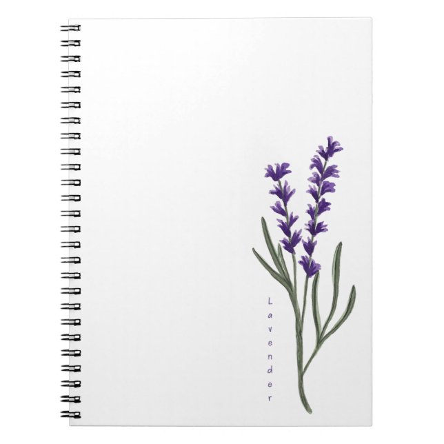 Lavender Custom Notebook (Front)