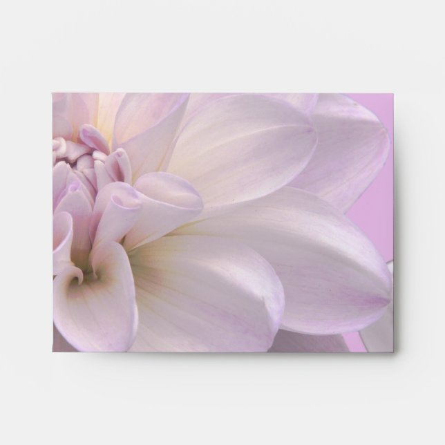 Lavender Dahlia Envelope (Front)