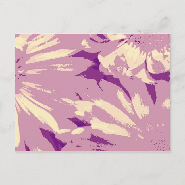 lavender daisy postcard (Front)