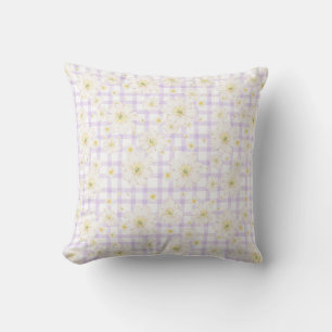 Lavender Daisy Spring Cushion