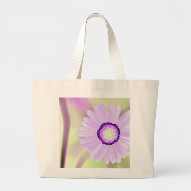 Lavender Daisy Tote Bag (Front)