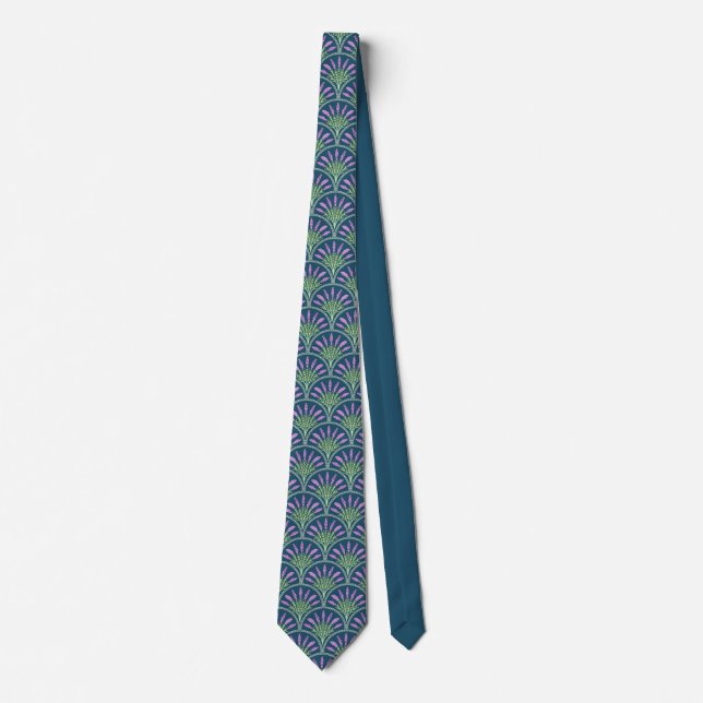 Lavender - Dark Background Tie (Front)