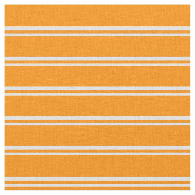 Lavender & Dark Orange Coloured Pattern Fabric (Close Up)