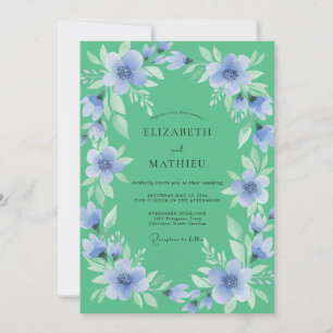 Lavender Delicate Bloom Wedding Invitation