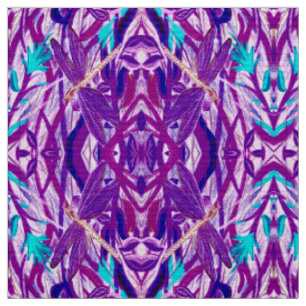 Lavender Dragonfly Fabric