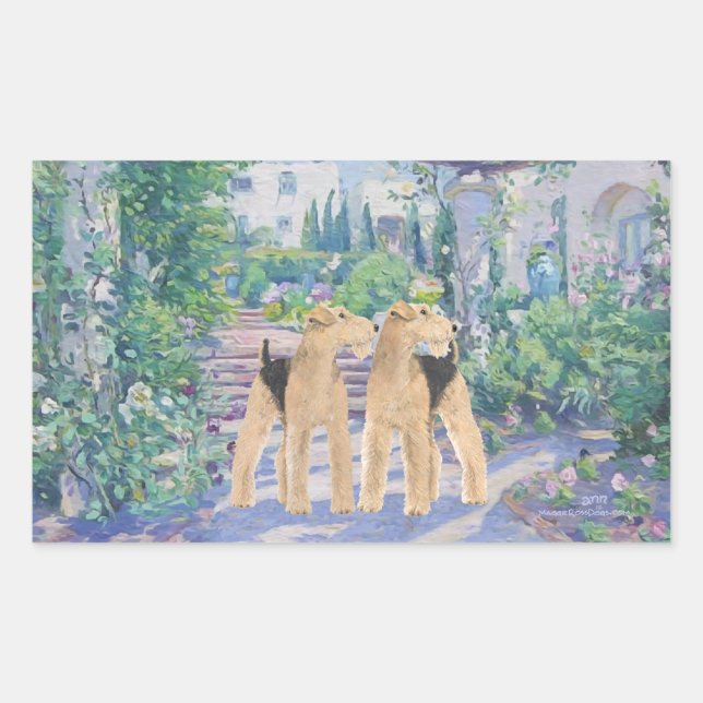 Lavender Dream Rectangular Sticker (Front)