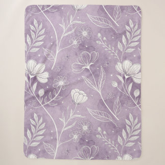 Lavender Dream Sherpa Blanket – Large