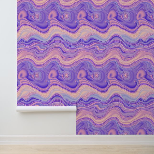 Lavender Dreams: Fluid Harmony in Motion Wallpaper (Application)