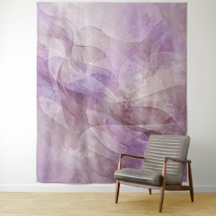 Lavender Dreamy Swirl Lilac Mauve Lavender Tapestry