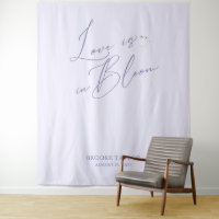 Lavender Elegant Bridal Shower Backdrops Banner