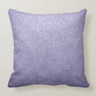 Lavender Elegant Leather Look Cushion
