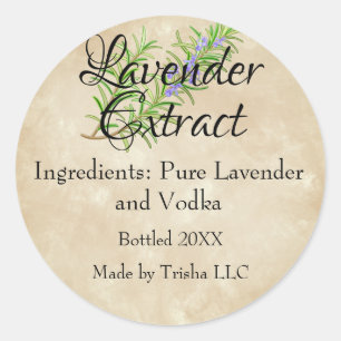 Lavender Extract Oil  Custom Label