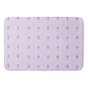 Lavender Fairy Runes Bath Mat