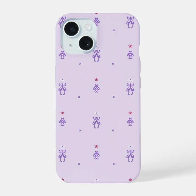 Lavender Fairy Runes  iPhone 15 Case (Back)