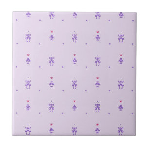 Lavender Fairy Runes Tile