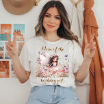 Lavender Fairy wildflower Mum of birthday girl T-Shirt<br><div class="desc">Fantasy Fairy wildflower pastel whimsical watercolor</div>