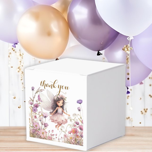 Lavender Fairy wildflower pixie birthday Favour Box (Creator Uploaded)