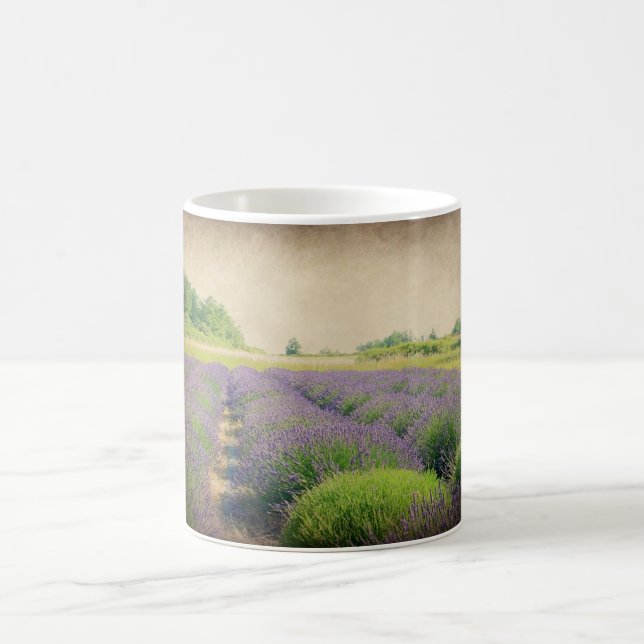 Lavender Farm - Distressed Coffee Mug (Center)