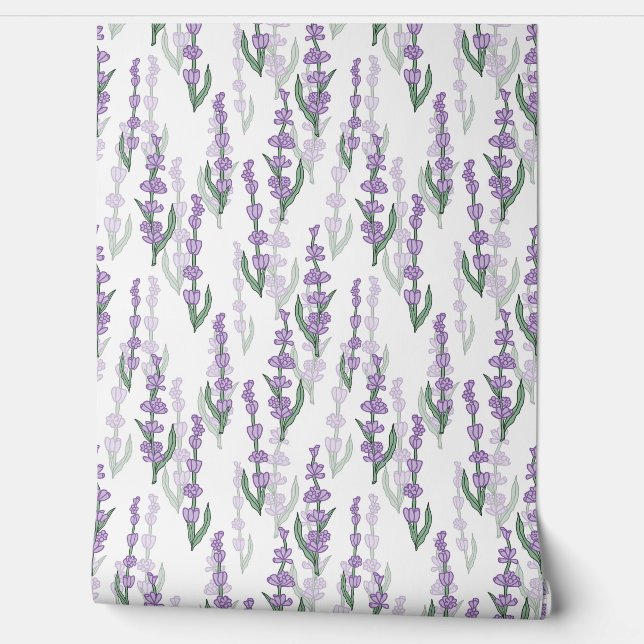 Lavender feald  wallpaper (Unrolling)