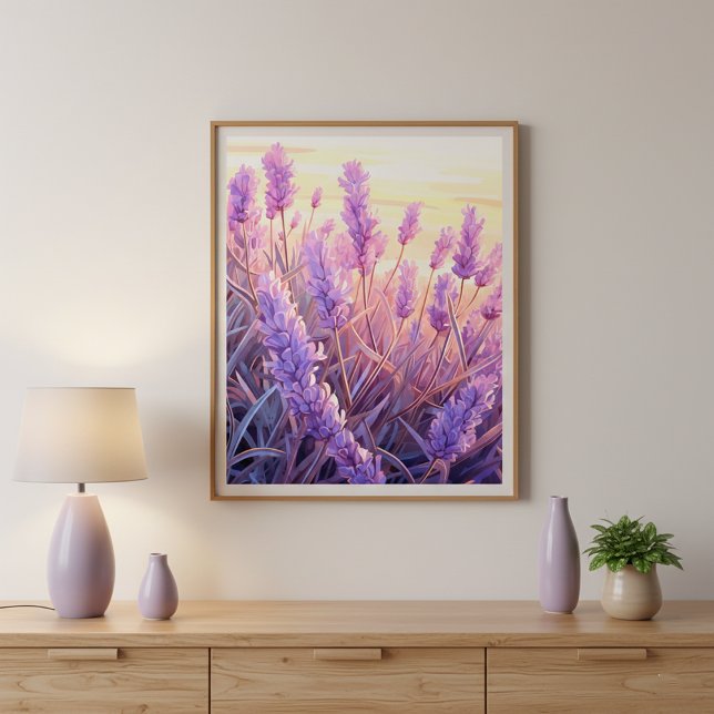 Lavender Field Calm Wall Art (Creator Uploaded)