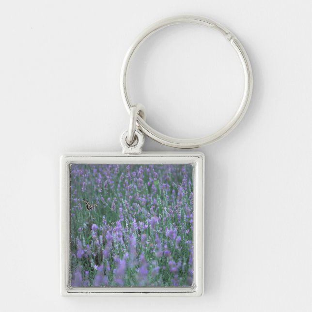 Lavender Field Key Ring (Front)