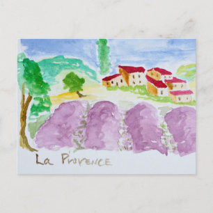 Lavender Fields Abbaye de Senanque Provence Postcard