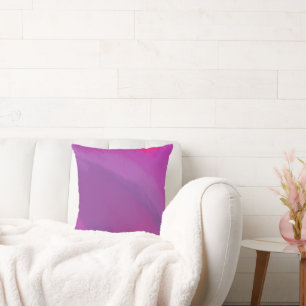 Lavender Fields Abstract Art Cushion