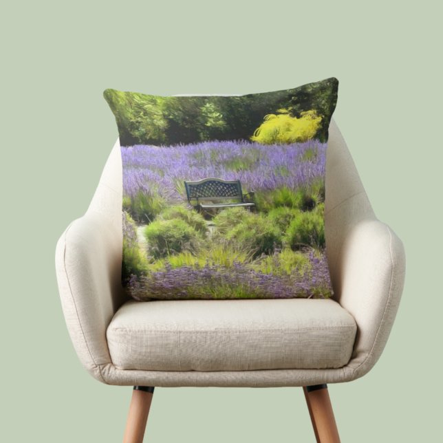 Lavender Fields in Sequim Cushion (Creator Uploaded)