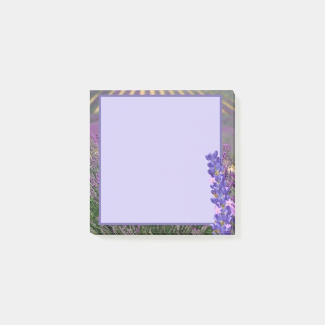 Lavender Fields Post it Notes (Front)